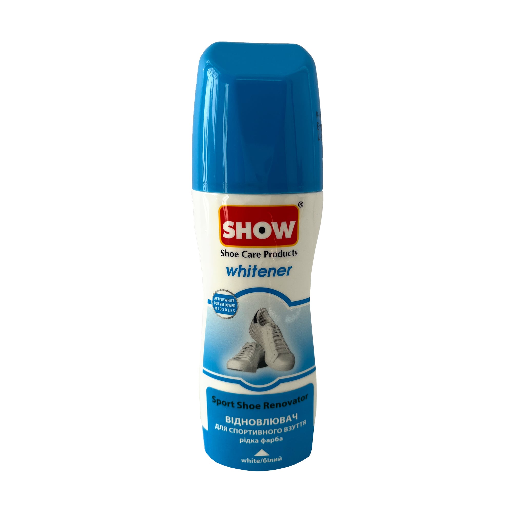 Рідка фарба-відновлювач для спортивного взуття SHOW Sport Shoe Renovator біла, 75 мл